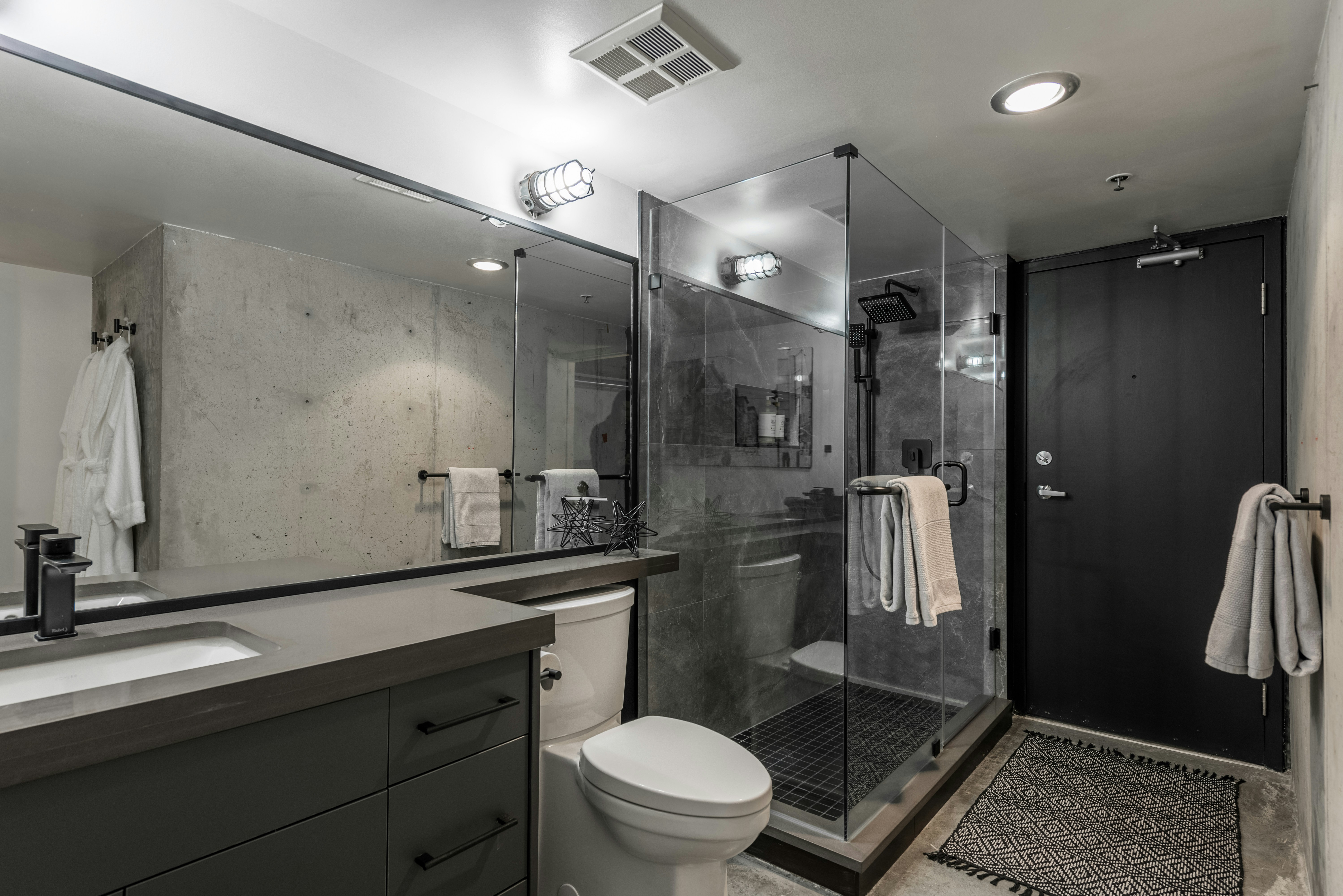 Clean bathroom