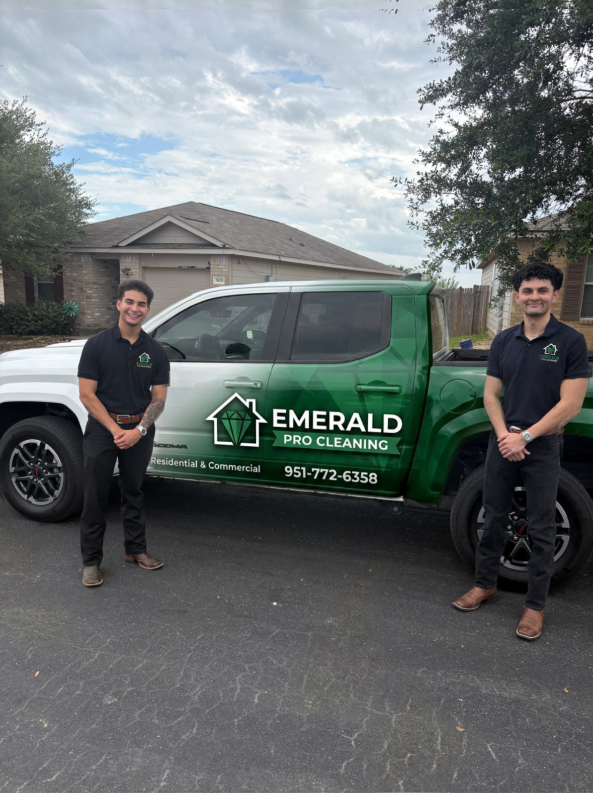 Christian and Jacobo, founders of Emerald Pro Cleaning