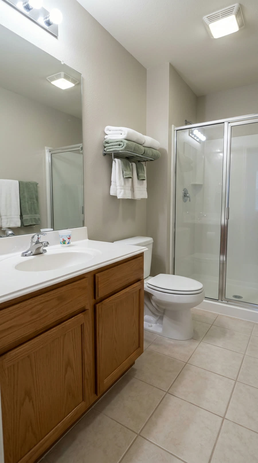 Clean bathroom